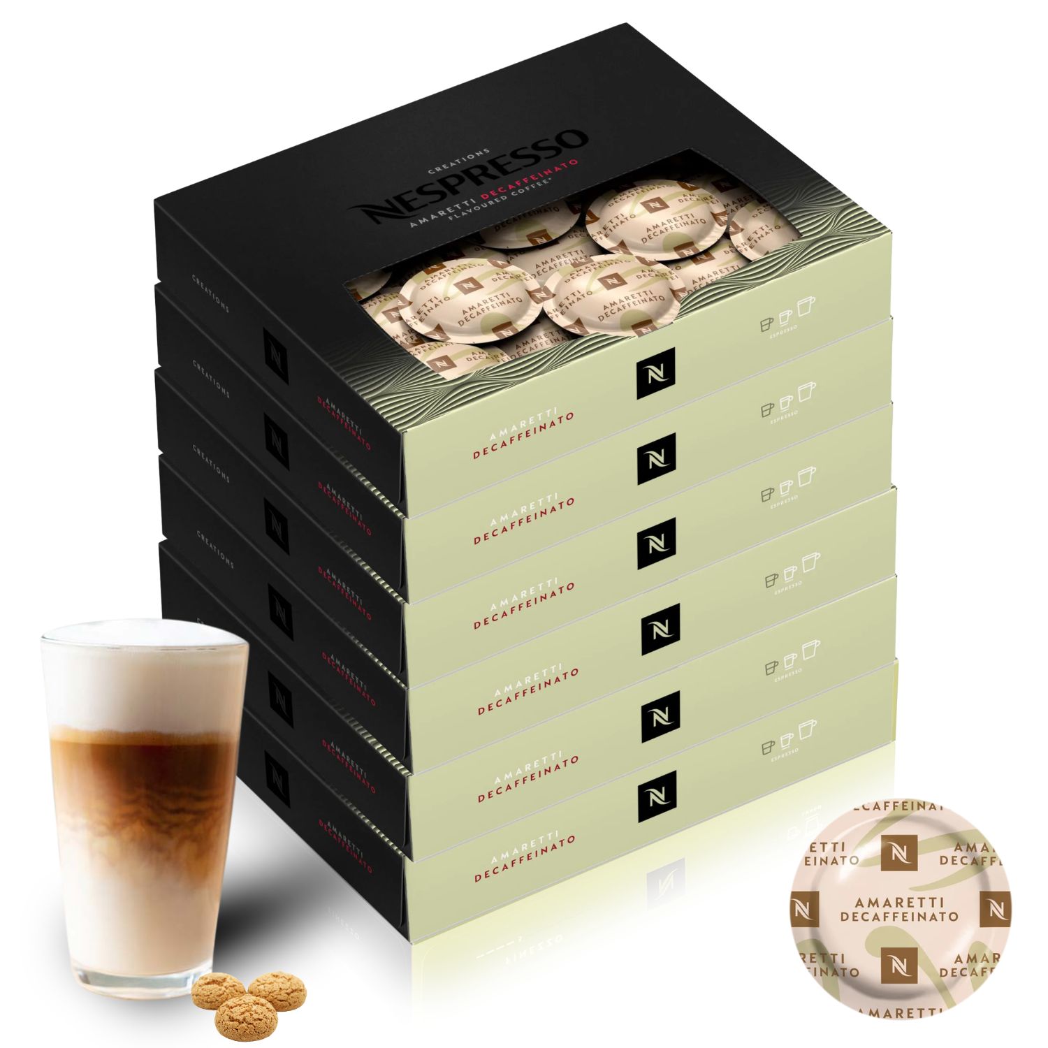Nespresso Pro Kapseln Amaretti Decaffeinato