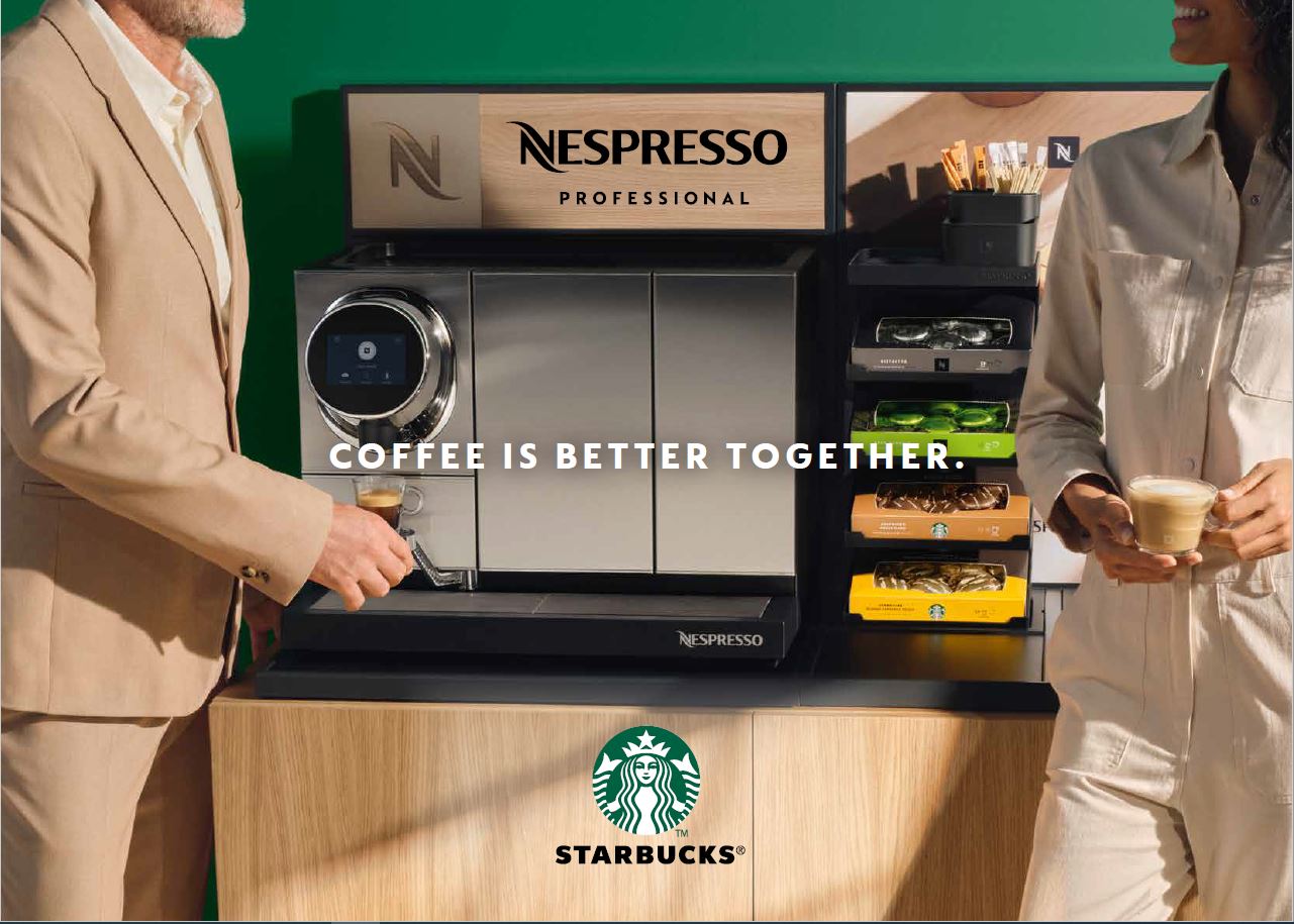 Nespresso-Banner-Starbuckskapseln