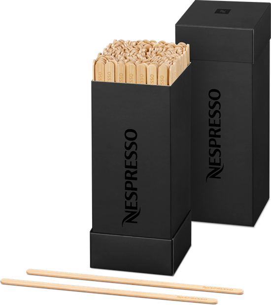 Nespresso Bambus Rührstäbchen, lang (200 Stück)