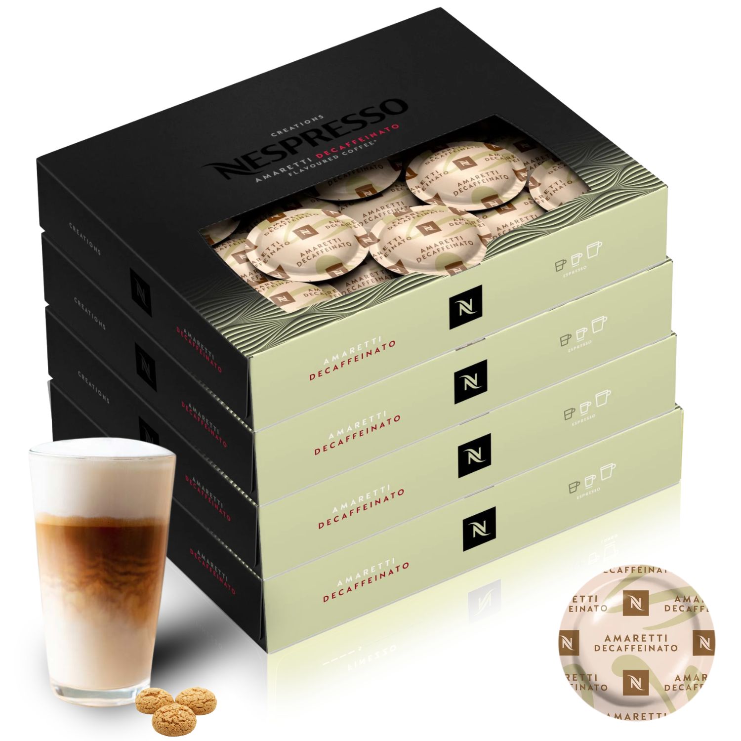 Nespresso Pro Kapseln Amaretti Decaffeinato